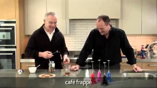 How to make a frappé coffee using an aerolatte milk frother [upl. by Sefton246]