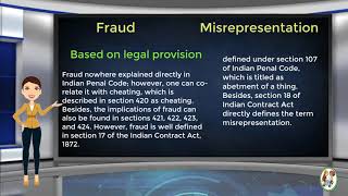 What is Difference Between Fraud amp Misrepresentation [upl. by Pool]