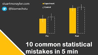 Ten Statistical Mistakes in 5 Min [upl. by Yclek]