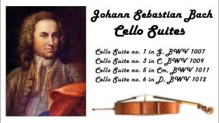 Johann Sebastian Bach  Cello suites in 432 Hz great for reading or studying [upl. by Zehcnas]