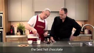 How to make a hot chocolate using an aerolatte milk frother [upl. by Adham416]