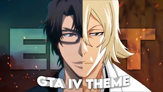 Aizen x Urahara  GTA IV Theme Edit [upl. by Ycrem]